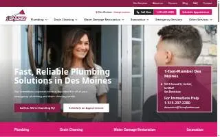 1-Tom-Plumber of Des Moines website