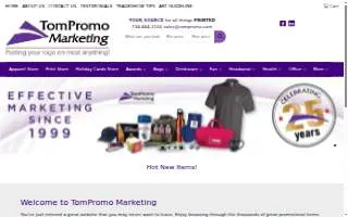 TomPromo Marketing website