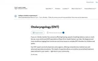 ENT & Allergy of New Orleans - Hammond website