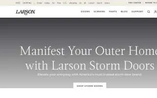 Larson Air Conditioning website