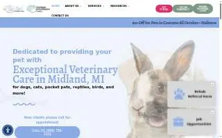 River Rock Animal Hospital website