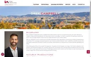 Dr. Drey Campbell, CCIM, Commercial Real Estate Principal With Lee and Associates Idaho LLC of Boise website