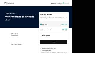 Monroe Auto Repair website