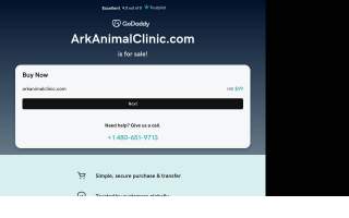 Ark Animal Clinic website