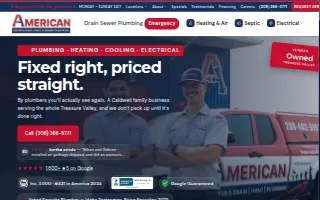 American Rooter & Drain of Boise website