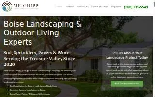 Mr Chipp Landscaping website