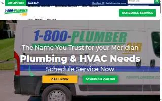 1-800-Plumber +Air of Meridian website