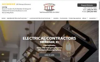 Hi-Tech Electric of Meridian website