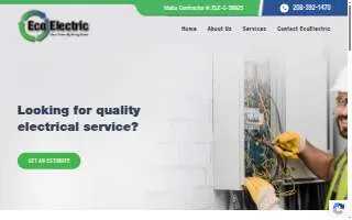 Eco Electric of Meridian website
