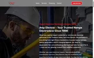 Amp Electric of Nampa website