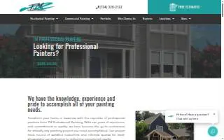 TM Professional Painting of Novi website