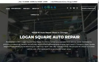 Logan Square Auto Repair website
