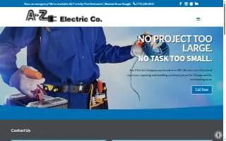 A to Z Electric Co. website