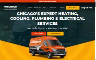 Precision Heating and Cooling of Chicago website