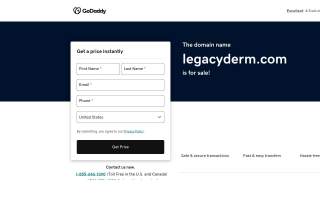 Legacy Dermatology Group website