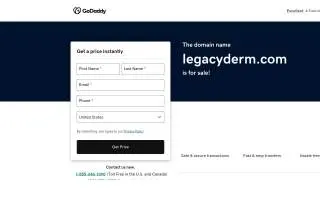 Legacy Dermatology Group of Pontiac website