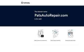 Pats Auto Repair Inc. website