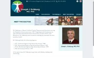 Dr. Joseph J. Eckburg website