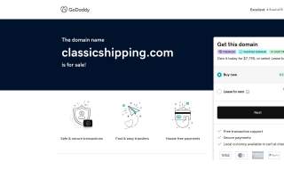 Classic Shipping + Printing website