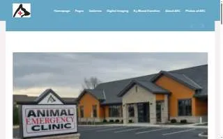 Animal Emergency Clinic of Rockford website