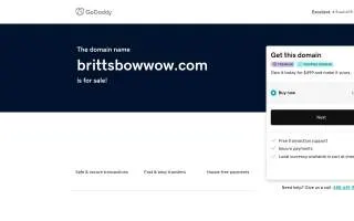 Britts Bow Wow Bed N Biscuit of Romulus website