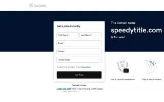Speedy Title & Escrow Services, LLC of Roseville website