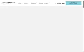 Fredal Orthodontics website