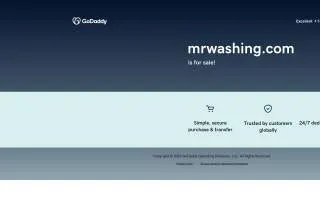 M&R Washing of Shelby website