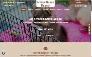 Animal House Kennel website