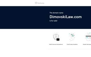 Daniela Dimovski Attorney at Law, PC website