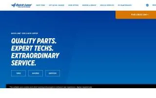 Quick Lane Express website