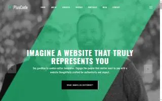 PlusCode Website Design of Trenton website