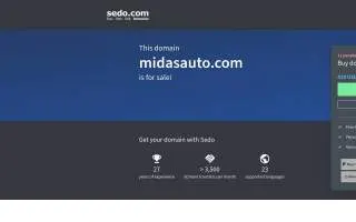 Midas Auto Repair Waterford website