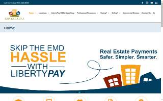 Liberty Title Insurance and Real Estate Closing Services - East Lansing Michigan website