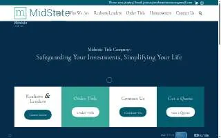 Midstate Title Agency of Waverly website