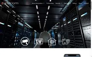 Jarbcom - Home Automation, Security, TV Mounting, Audio & Video of West Bloomfield website