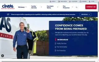 Cintas Facility Services website