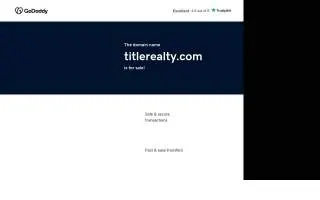 Titan Title Agency of Westland website