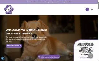 Animal Clinic of North Topeka website