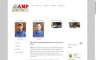 Amp Electric of Topeka website