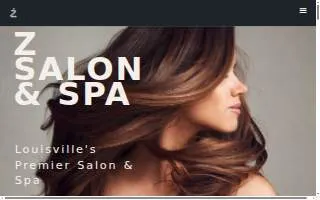 Z Salon & Spa website