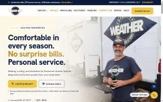 All Weather Comfort Solutions website