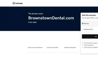 Brownstown Dental Care website