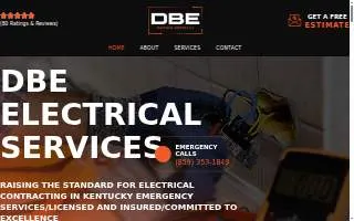 DBE Electrical Services, LLC website