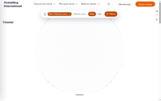 HI New Orleans Hostel website