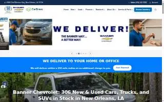 Banner Chevrolet website