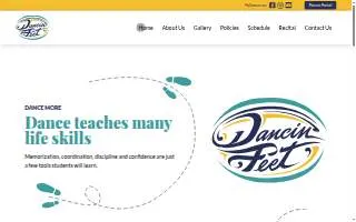 Dancin Feet of Andover website