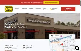 Precision Tune Auto Care of Baton Rouge website