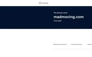 MAD Moving of Apple Valley website