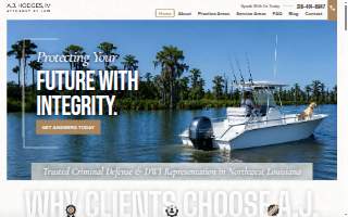 A.J. Hodges, IV - Attorney at Law website